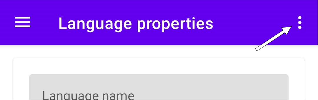 Context menu