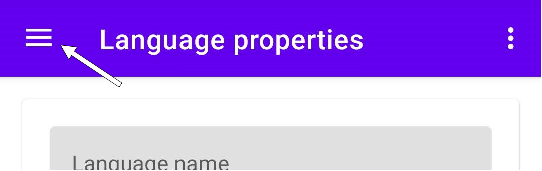 Context menu