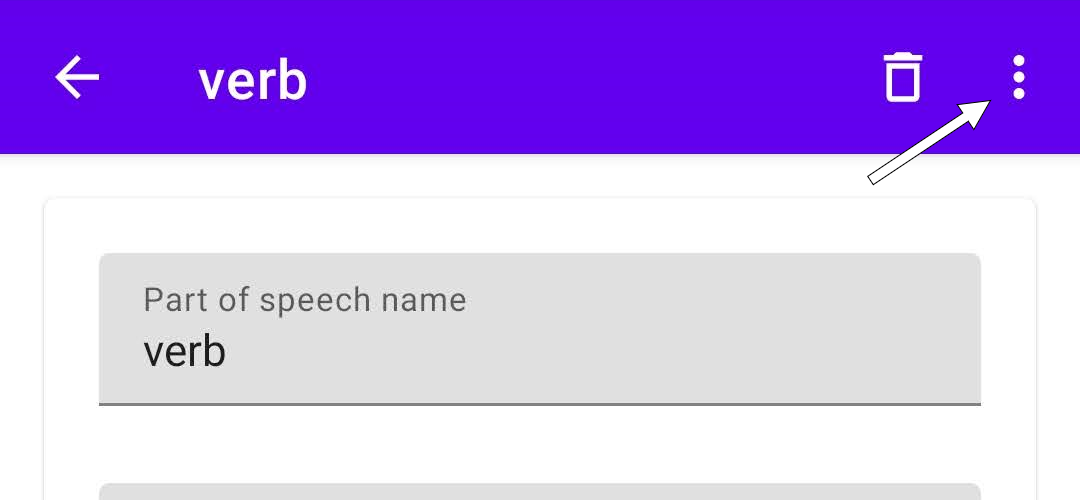 Point to PoS context menu